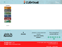 Tablet Screenshot of mycuentame-bravenew.nationbuilder.com